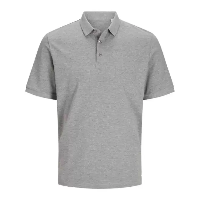POLO MIXTE PERSONNALISABLE 'JACKTO' - gris clair