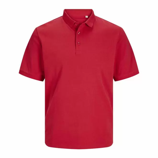POLO MIXTE PERSONNALISABLE 'JACKTO' - rouge