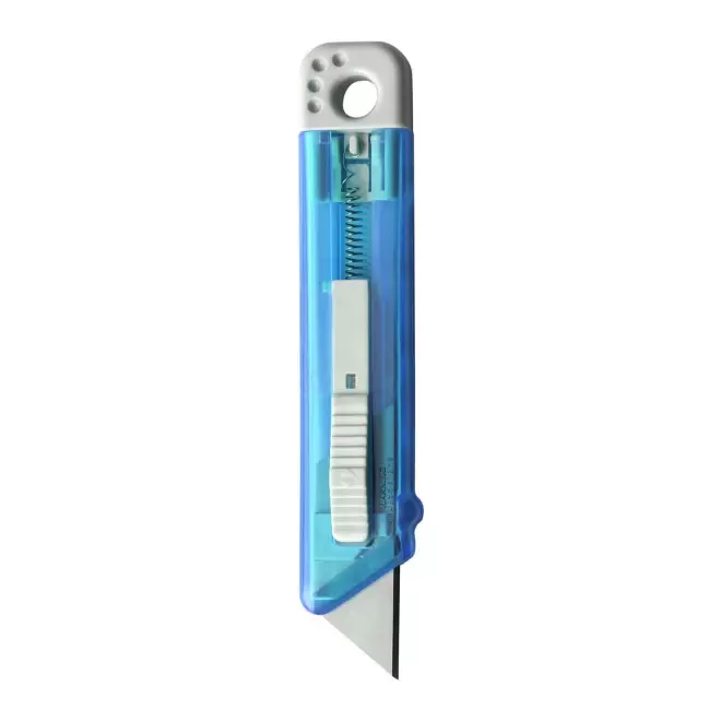 CUTTER PUBLICITAIRE À LAME RÉTRACTABLE 'TSAMBA' - bleu clair