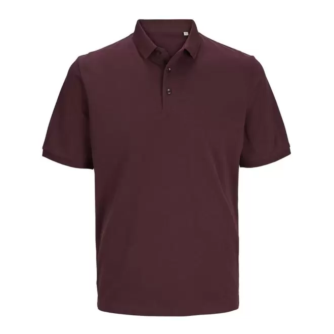 POLO MIXTE PERSONNALISABLE 'JACKTO' - bordeaux