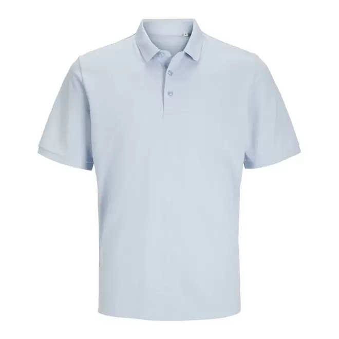 POLO MIXTE PERSONNALISABLE 'JACKTO' - bleu ciel