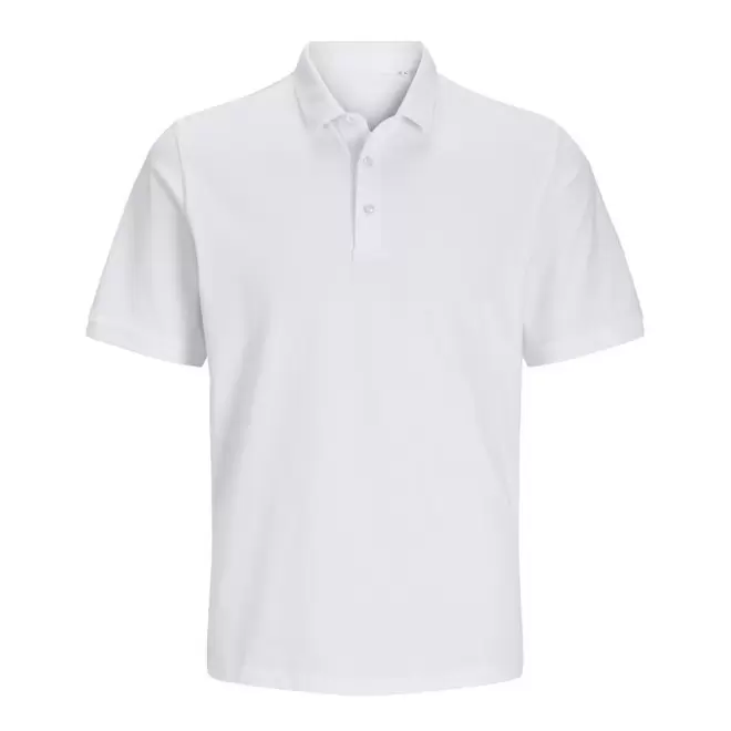 POLO MIXTE PERSONNALISABLE 'JACKTO' - blanc