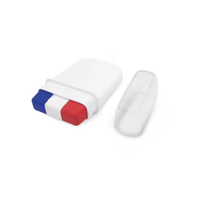 EXPRESS 24H - STICK DE MAQUILLAGE TRICOLORE PERSONNALISÉ 'FANFLAG' - bleu/blanc/rouge