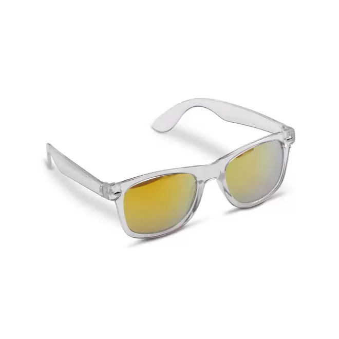 LUNETTES DE SOLEIL TRANSPARENTES PERSONNALISABLE 'COOLPER' - orange transparent