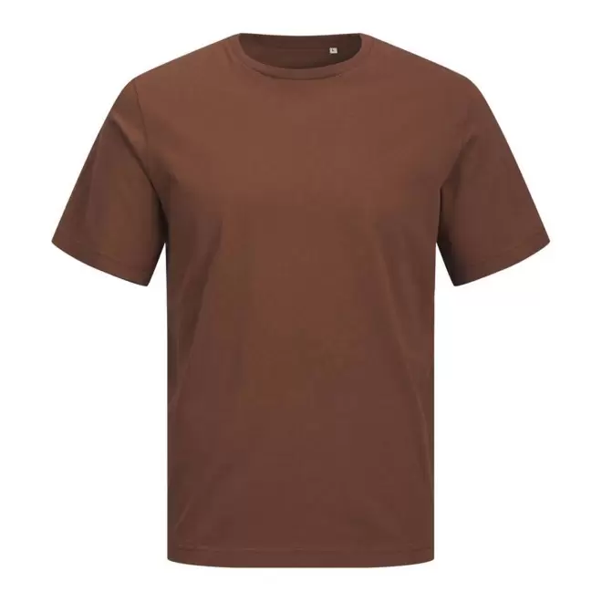 TEE-SHIRT MIXTE PERSONNALISABLE 'JACKTO' - café