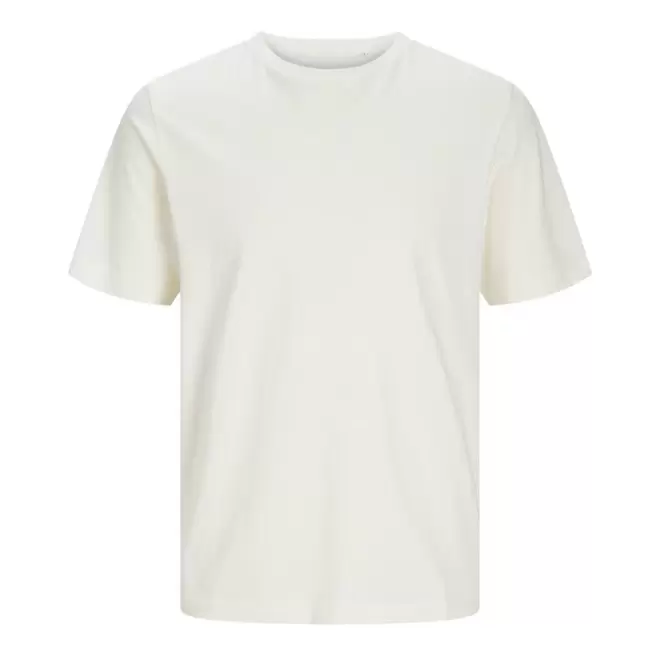 TEE-SHIRT MIXTE PERSONNALISABLE 'JACKTO' - blanc cassé