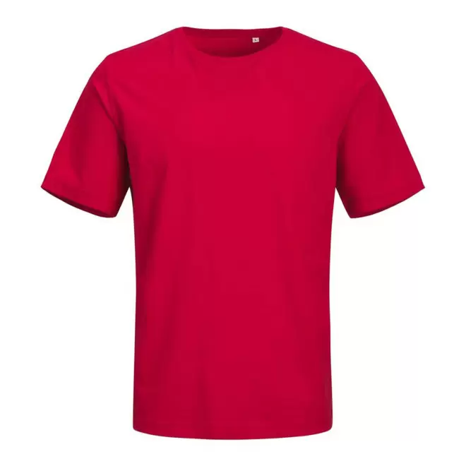 TEE-SHIRT MIXTE PERSONNALISABLE 'JACKTO' - rouge