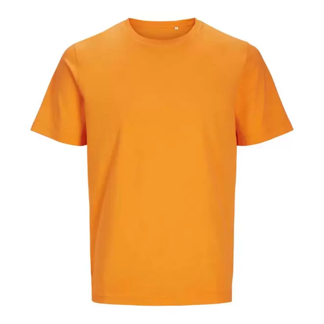 TEE-SHIRT MIXTE PERSONNALISABLE 'JACKTO' - orange