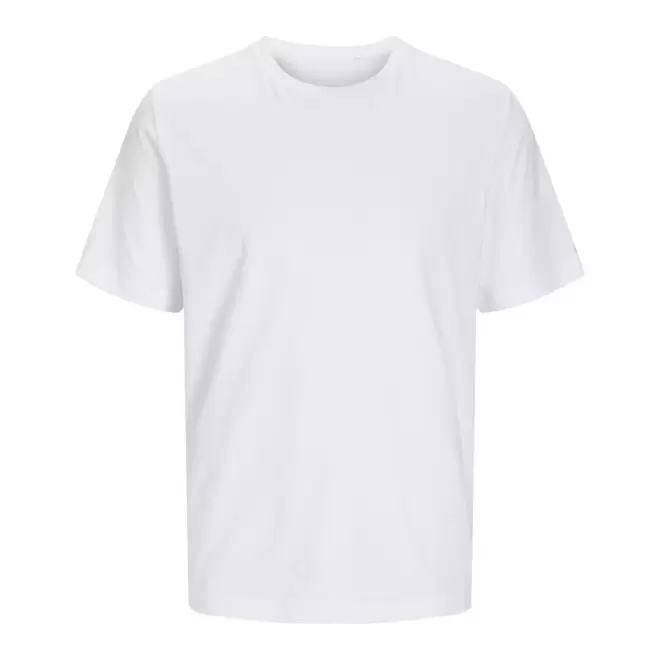 TEE-SHIRT MIXTE PERSONNALISABLE 'JACKTO' - blanc
