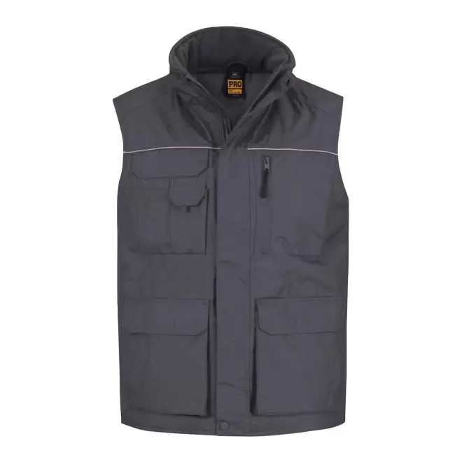 BODYWARMER TRAVAIL PERSONNALISABLE 'EXPERT PRO' - gris foncé