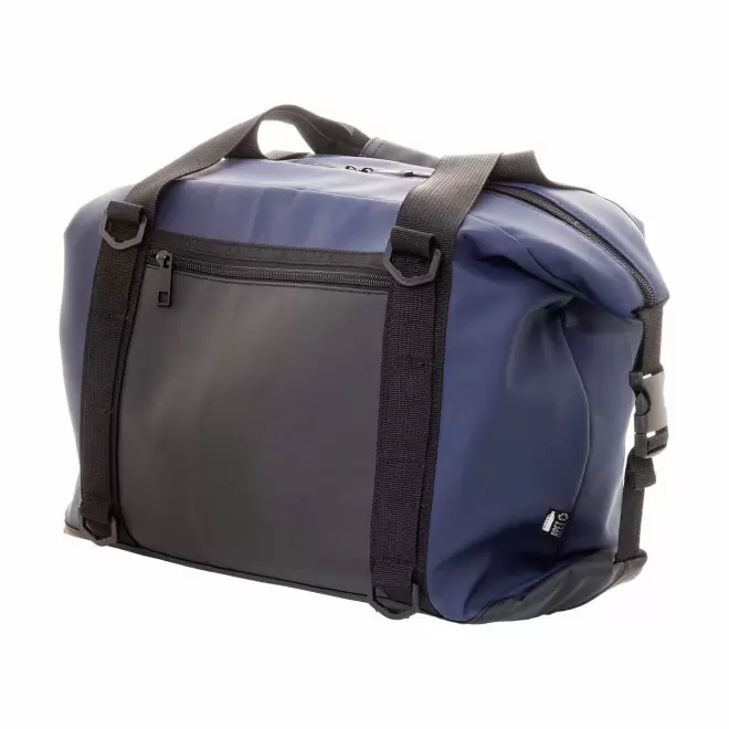 SAC ISOTHERME PERSONNALISABLE EN PU 'HALSO' - bleu