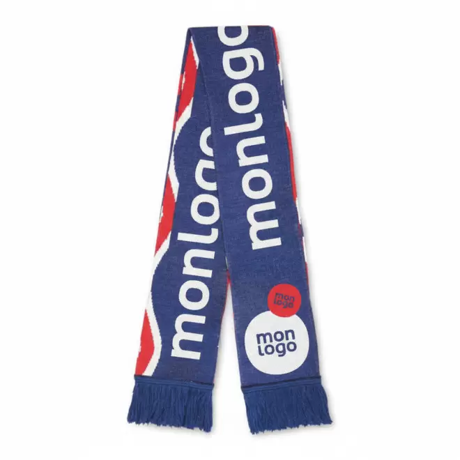 ECHARPE TISSEE JACQUARD PERSONNALISABLE 'STADIUM BRODE' - Mix and Match