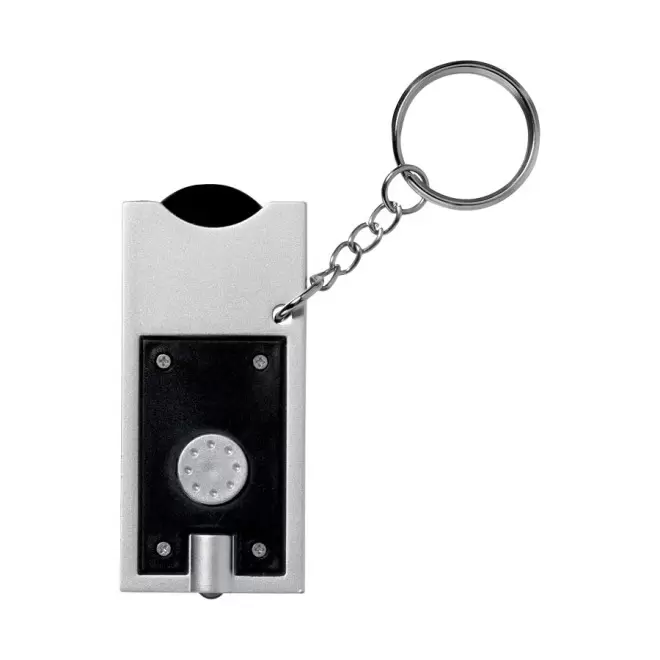 EXPRESS 72H - PORTE-CLÉS LAMPE JETON PERSONNALISÉ 'ALLEGRO'  - noir