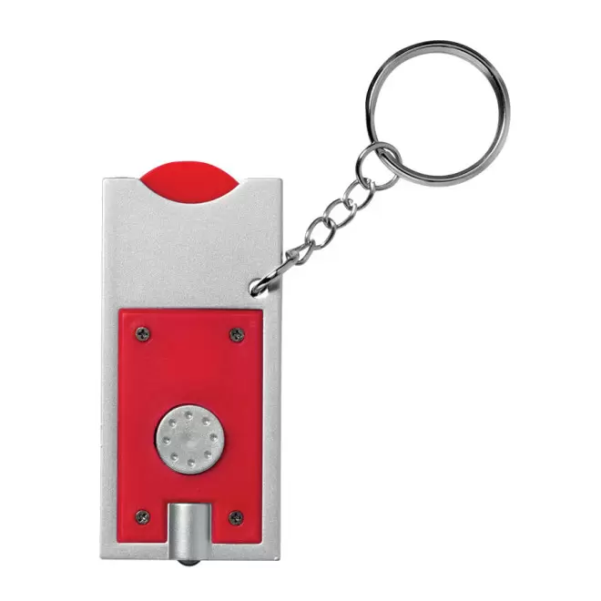 EXPRESS 72H - PORTE-CLÉS LAMPE JETON PERSONNALISÉ 'ALLEGRO'  - rouge