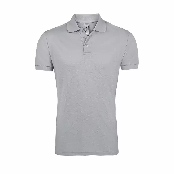 POLO PERSONNALISABLE HOMME 'PRIME' - gris clair