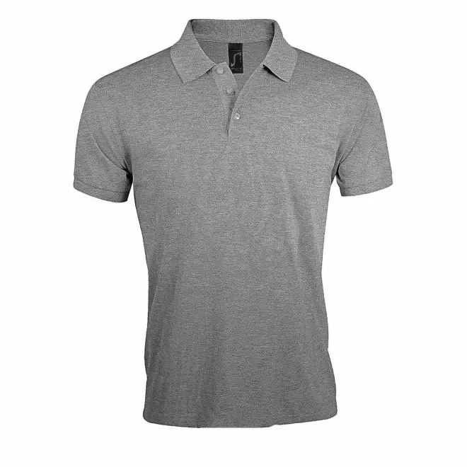 POLO PERSONNALISABLE HOMME 'PRIME' - gris chiné