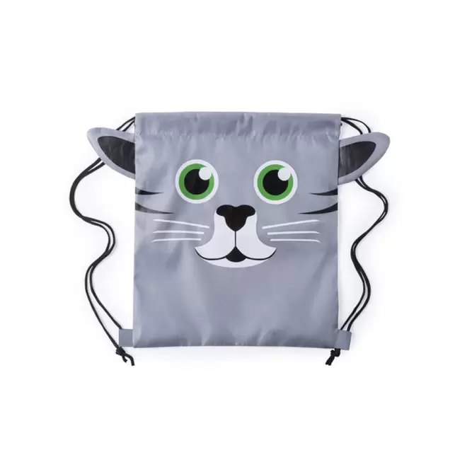 SAC À DOS PUBLICITAIRE ENFANT AUX MOTIFS ANIMAUX 'YOUPI' - chat