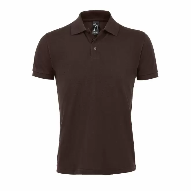 POLO PERSONNALISABLE HOMME 'PRIME' - chocolat