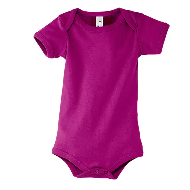 BODY BÉBÉ PERSONNALISÉ 'BAMBINO' 180 GR/M² - fuchsia