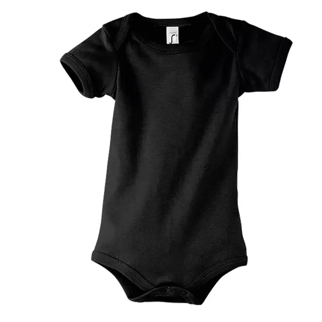BODY BÉBÉ PERSONNALISÉ 'BAMBINO' 180 GR/M² - noir