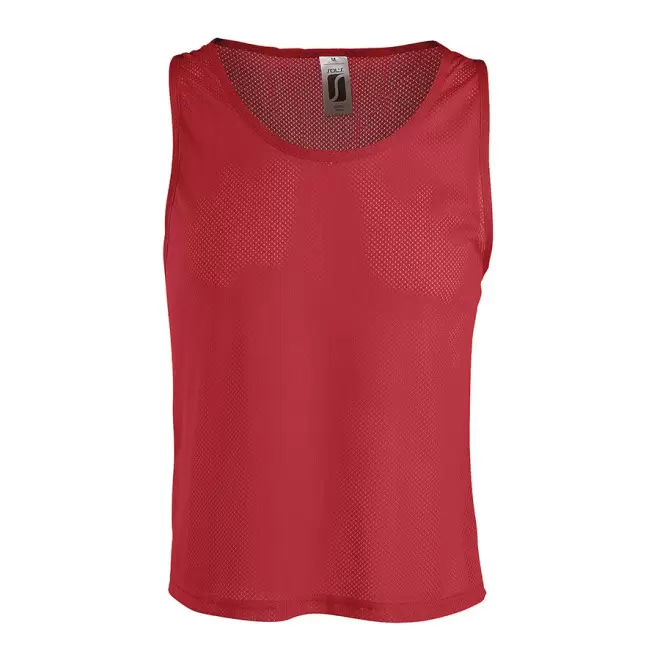 CHASUBLE PERSONNALISÉE SPORT 'ANFIELD' 80 GR/M² - rouge