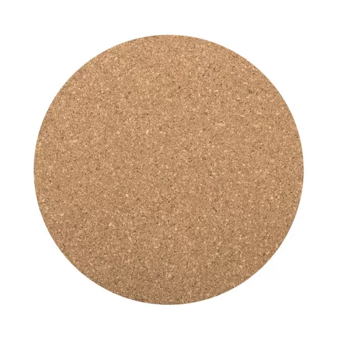 DESSOUS DE VERRE PERSONNALISABLE EN LIÈGE 'CLANE' - rond