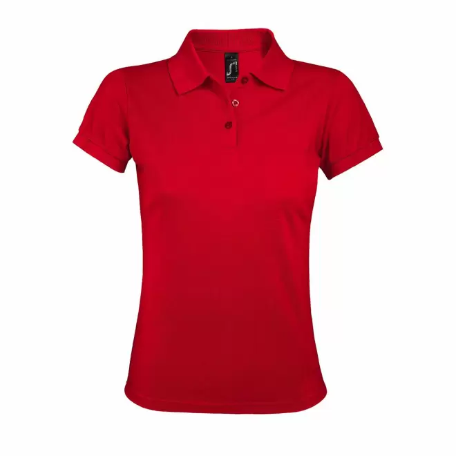 POLO PERSONNALISABLE FEMME 'PRIME' - rouge