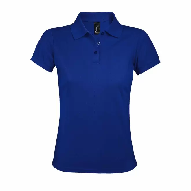 POLO PERSONNALISABLE FEMME 'PRIME' - bleu royal