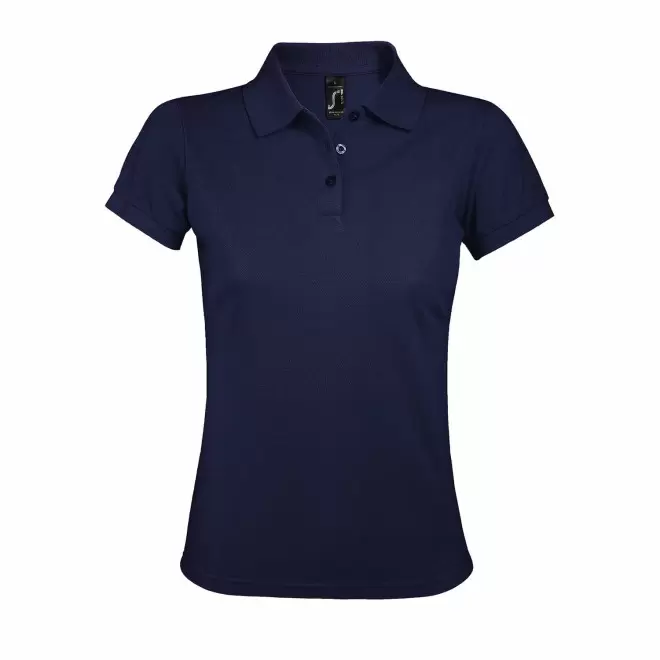POLO PERSONNALISABLE FEMME 'PRIME' - bleu marine