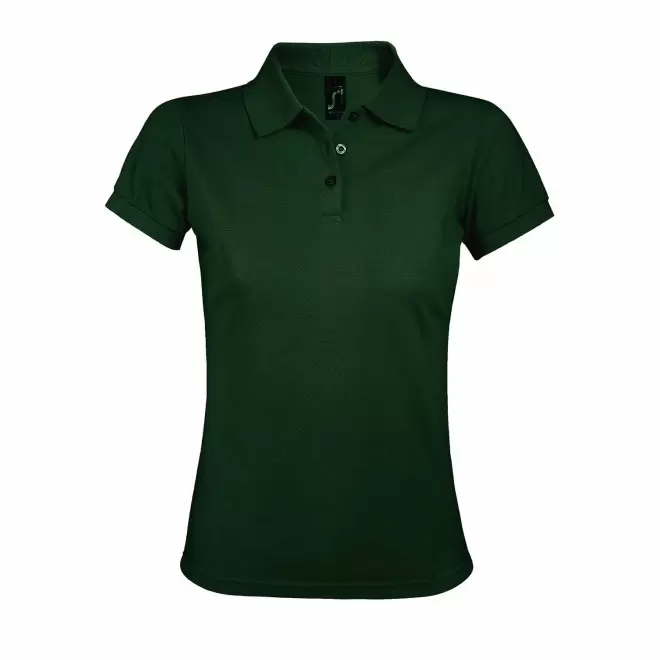 POLO PERSONNALISABLE FEMME 'PRIME' - vert bouteille