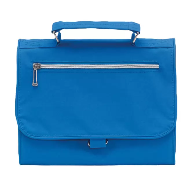 TROUSSE DE TOILETTE PERSONNALISÉE À COMPARTIMENTS 'LUZE' - bleu