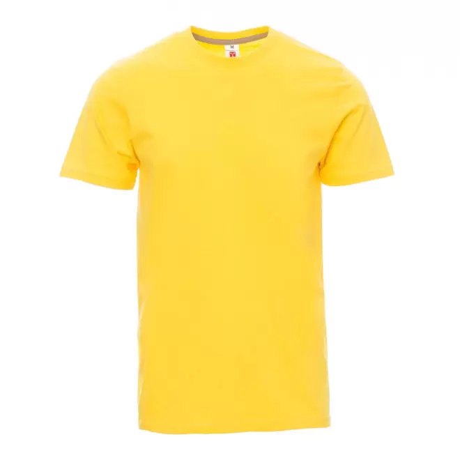 TEE-SHIRT PERSONNALISABLE HOMME 'SUNSET' - jaune