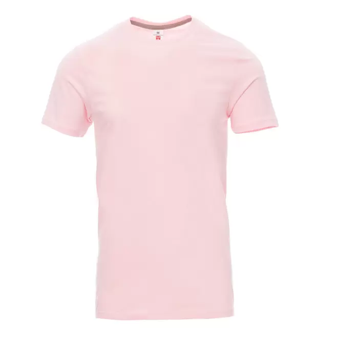 TEE-SHIRT PERSONNALISABLE HOMME 'SUNSET' - rose pâle