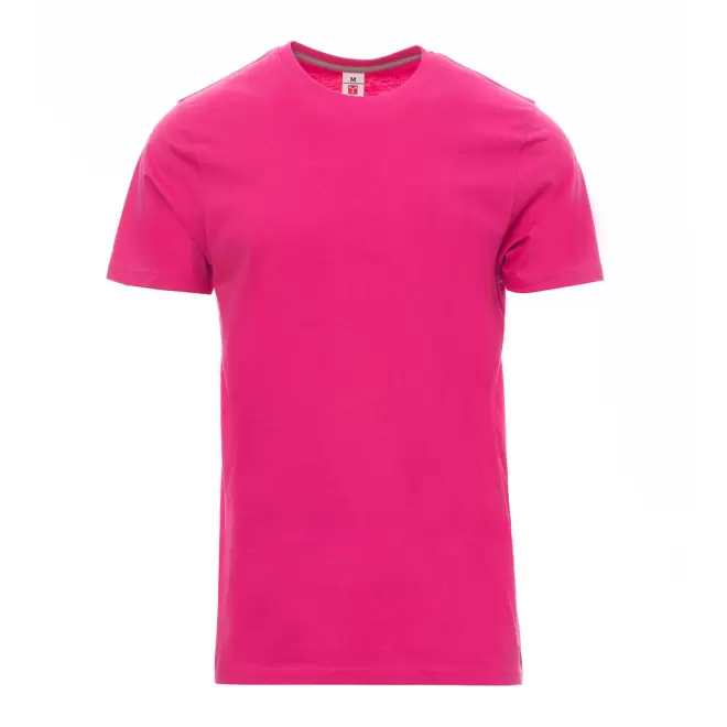TEE-SHIRT PERSONNALISABLE HOMME 'SUNSET' - fuchsia