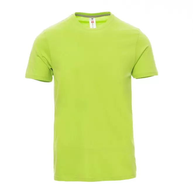 TEE-SHIRT PERSONNALISABLE HOMME 'SUNSET' - vert pomme