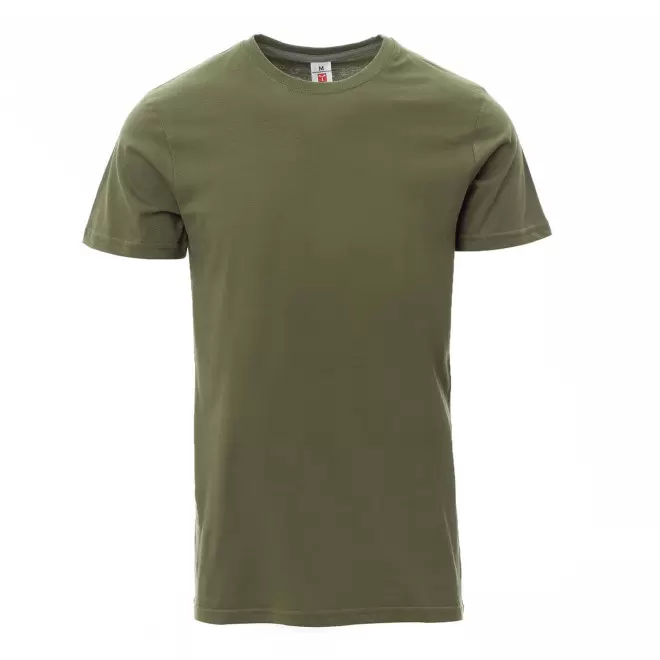 TEE-SHIRT PERSONNALISABLE HOMME 'SUNSET' - vert kaki