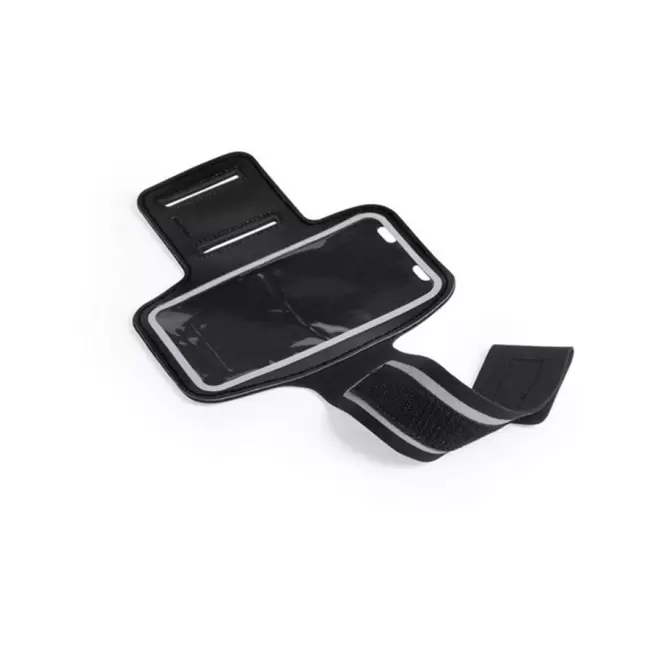 BRASSARD SPORT PUBLICITAIRE XXL POUR TÉLÉPHONE 'ATHLETIC' - noir