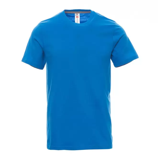 TEE-SHIRT PERSONNALISABLE HOMME 'SUNSET' - bleu clair