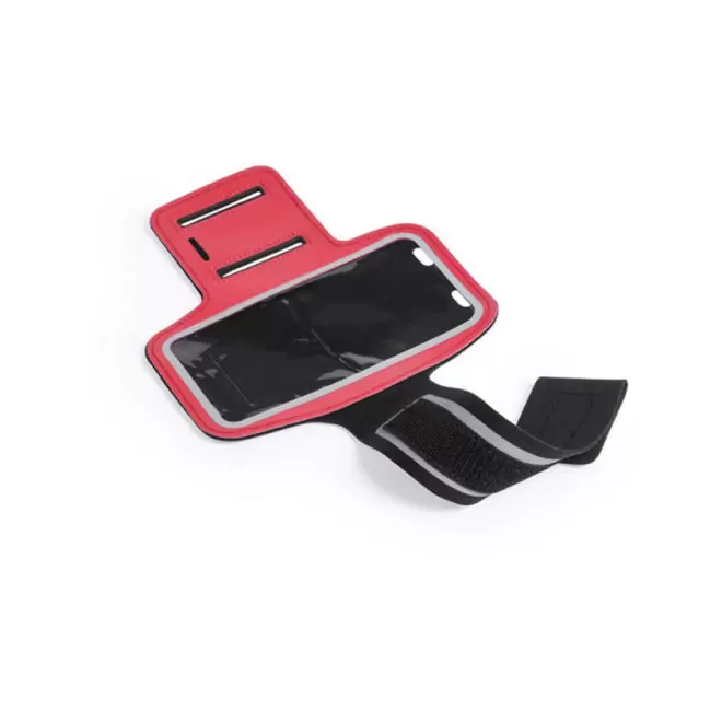 BRASSARD SPORT PUBLICITAIRE XXL POUR TÉLÉPHONE 'ATHLETIC' - rouge