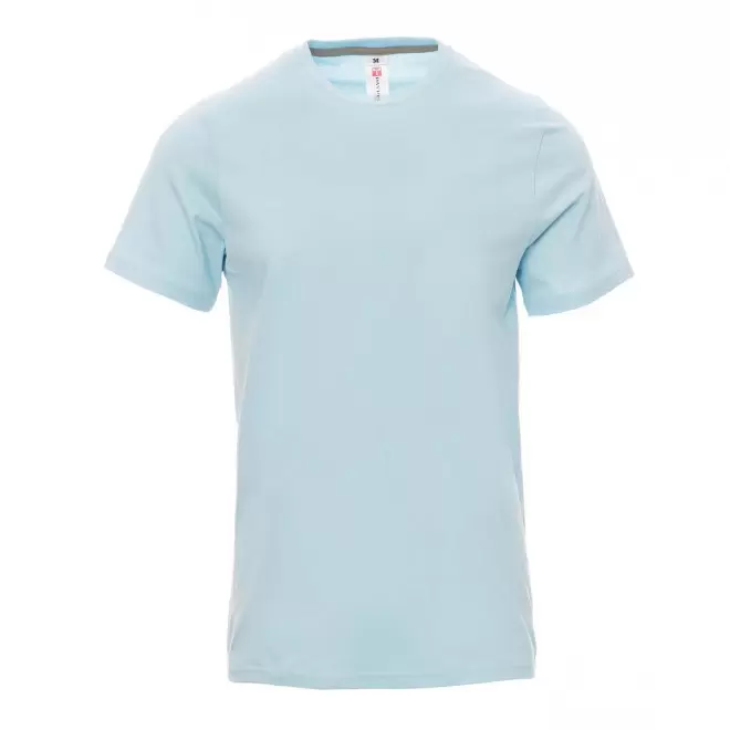 TEE-SHIRT PERSONNALISABLE HOMME 'SUNSET' - bleu ciel
