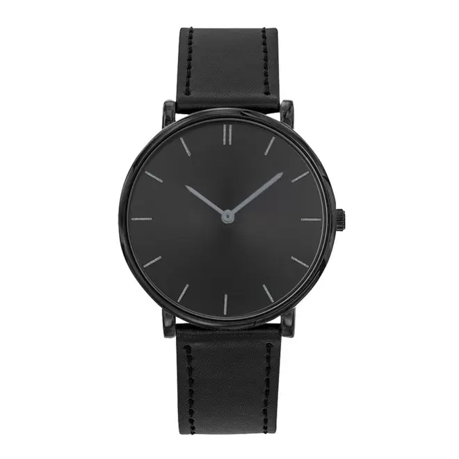 MONTRE MIXTE PERSONNALISABLE 'SOFYA' - noir/noir