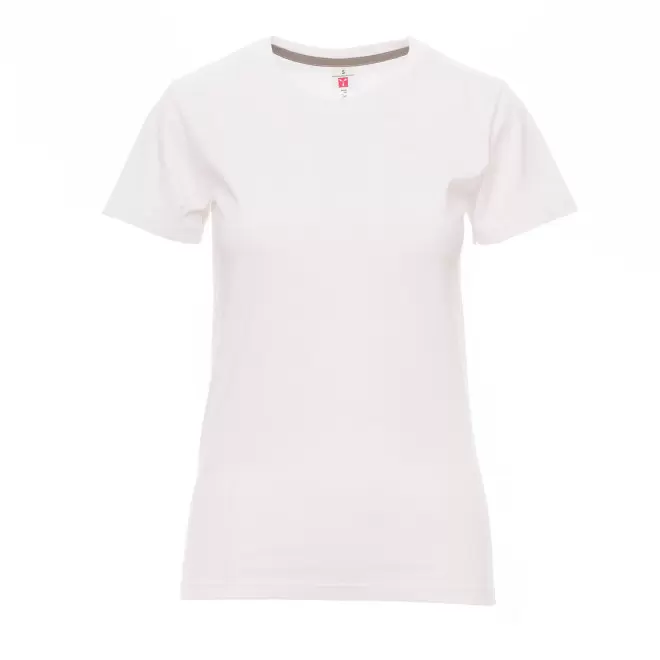 TEE-SHIRT PERSONNALISABLE FEMME 'SUNSET' - blanc