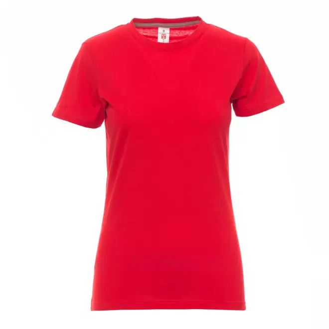 TEE-SHIRT PERSONNALISABLE FEMME 'SUNSET' - rouge