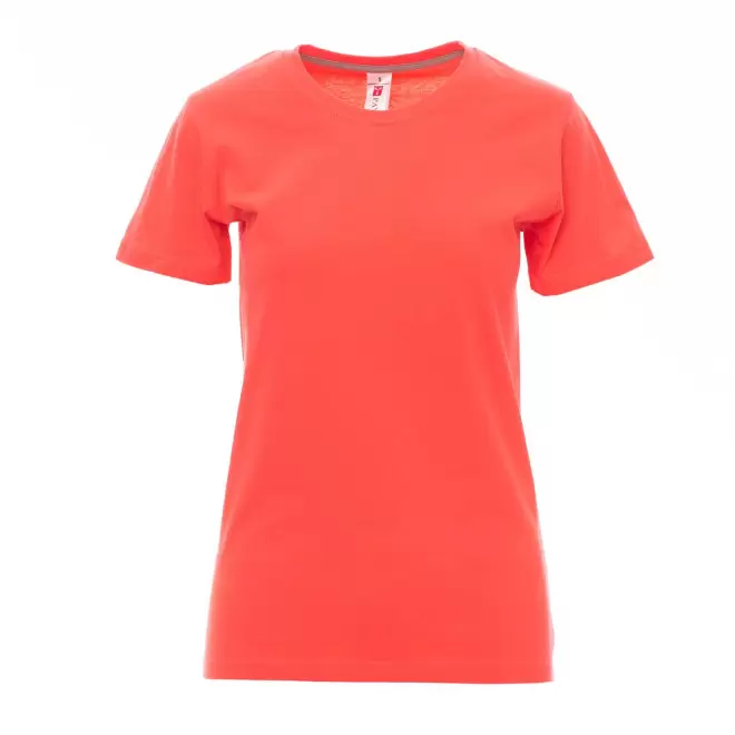 TEE-SHIRT PERSONNALISABLE FEMME 'SUNSET' - corail