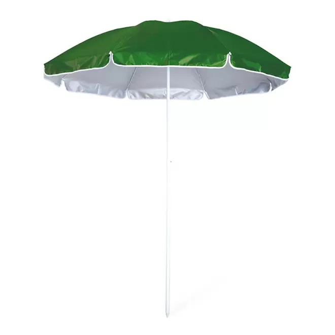PARASOL PLAGE PERSONNALISABLE PROTECTION UV 'SHINNY' - vert