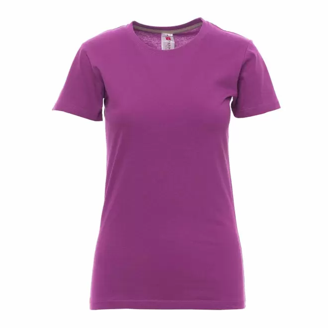 TEE-SHIRT PERSONNALISABLE FEMME 'SUNSET' - violet clair