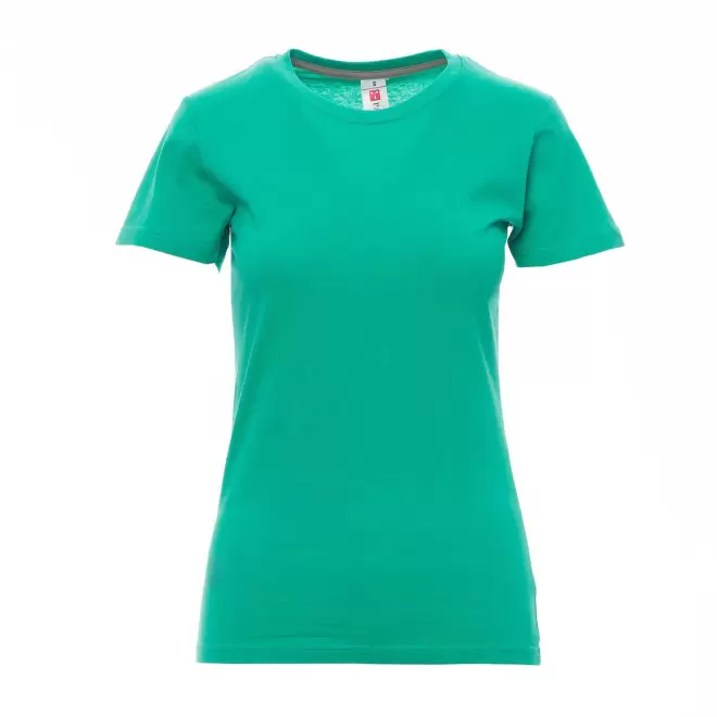 TEE-SHIRT PERSONNALISABLE FEMME 'SUNSET' - vert émeraude