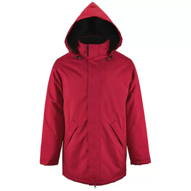 PARKA PERSONNALISÉE MIXTE 'ROBYN' - rouge