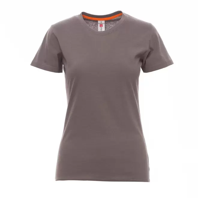 TEE-SHIRT PERSONNALISABLE FEMME 'SUNSET' - gris foncé