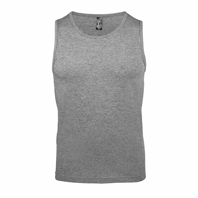 DÉBARDEUR PERSONNALISÉ HOMME 'JUSTIN' 150 GR/M² - gris chiné